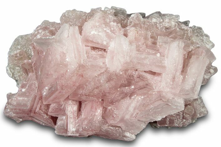 Pink Halite Crystal Cluster - Trona, California #314174